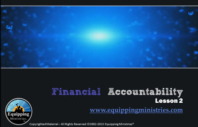 Financial Accoutability Lesson2