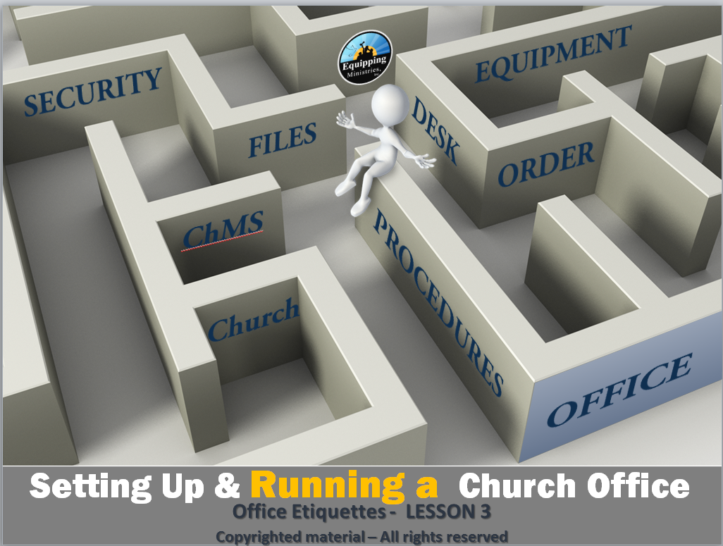 Setting Up and Running a Church Office Online Class